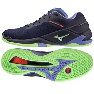 Buty sportowe męskie - Buty do piłki ręcznej Mizuno Wave Stealth Neo M (kolor Granatowy, rozmiar 45) - grafika 1
