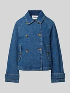 Kurtki damskie - Kurtka jeansowa o kroju regular fit z czystej bawełny model ‘APRIL’ - miniaturka - grafika 1