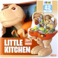 Zabawki AGD - Kuchnia z akcesoriami Dino 2W1 MEGA CREATIVE 523949 - miniaturka - grafika 1