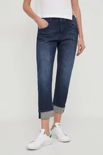 Spodnie damskie - Sisley jeansy damskie kolor granatowy - grafika 1