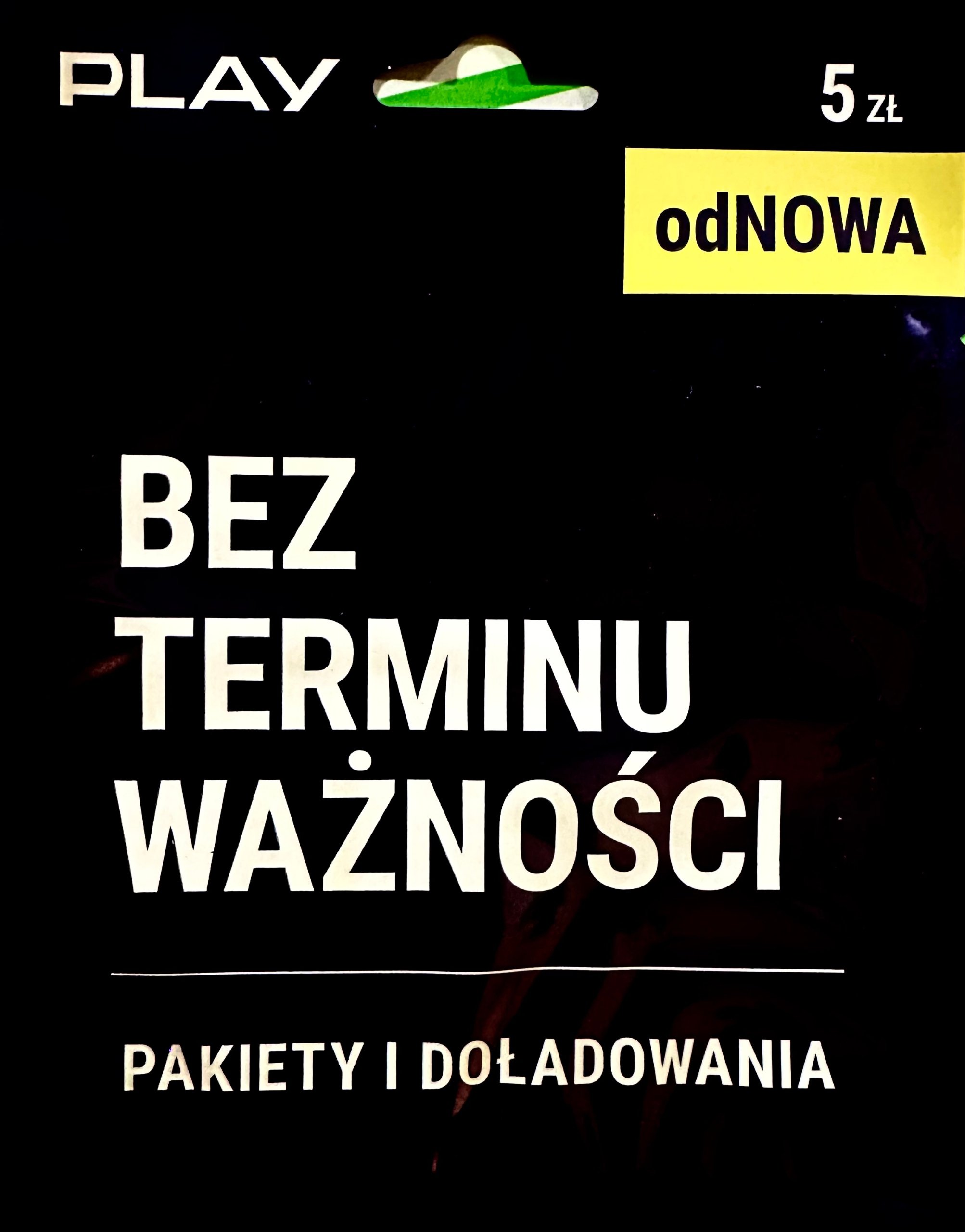 Play OdNOWA Bez Terminu Ważności smsy nawigacja lokalizator Gps Archiwalny