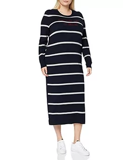 Sukienki - Marc O'Polo Damska sukienka Heavy Knit dress, longsleeve, okrągła - grafika 1