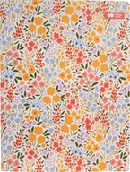 Szkolne artykuły papiernicze - Notes szyty kratka Bloom boho HAPPY COLOR - miniaturka - grafika 1