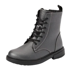 Geox Dziewczęce botki J Eclair D, Pistolet, 10 UK Child - Botki damskie - miniaturka - grafika 1