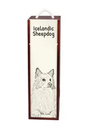 Zestawy upominkowe - Islandzki szpic pasterski - pudełko na wino z psem, pudełko na alkohol z grafiką, personalizowane pudełko na prezent marki Art-Dog - miniaturka - grafika 1