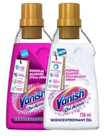 Środki do prania - Vanish Oxi Action White + Color odplamiacz do tkanin w żelu 2x 750ml - miniaturka - grafika 1