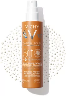 Vichy Capital Soleil ochronny spray dla dzieci SPF 50+ 200 ml - Balsamy i kremy do opalania - miniaturka - grafika 7