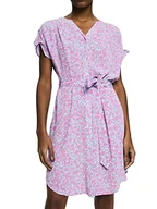 Sukienki - ESPRIT Sukienka midi ze wzorem, LENZING™ ECOVERO™, Light Turquoise, 34 - miniaturka - grafika 1