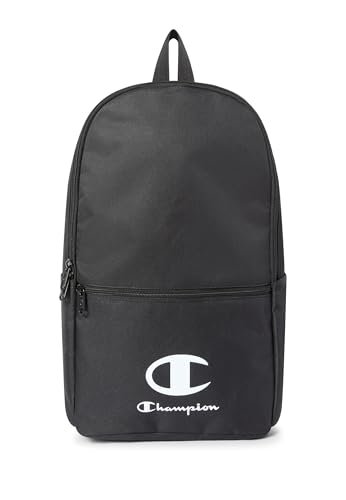 Champion Plecak szkolny unisex, czarny, jeden rozmiar, Czarny, Rozmiar Uniwersalny