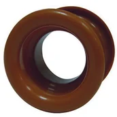 Akcesoria do drzwi - Tuleja wentylacyjna drzwiowa 40 mm jasny brąz - miniaturka - grafika 1