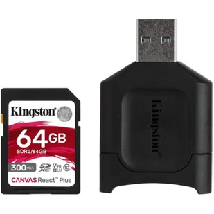 Kingston Canvas React Plus 64GB (MLPR2/64GB) - Karty pamięci - miniaturka - grafika 1