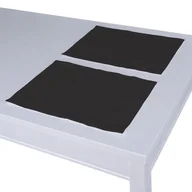 Obrusy i serwetki - Dekoria pl pl Podkładka 2 sztuki Shadow Grey grafitowy) 40 x 30 cm Cotton Panama 403-702-08 - miniaturka - grafika 1