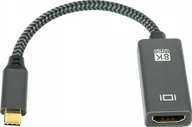 Adaptery i przejściówki - Adapter USB Pawonik ADAPTER USB C DO HDMI 8K KABEL PRZEJŚCIÓWKA UHD - miniaturka - grafika 1