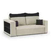 Sofy i kanapy - Sofa kanapa 2 os z funkcją spania PABLO1 kremowa - miniaturka - grafika 1