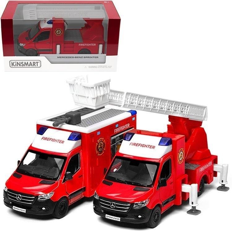 Kinsmart Mercedes-Benz Sprinter straż EDUKAMP 5901353528546