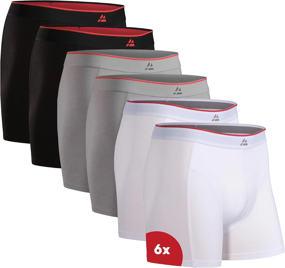 Bokserki bambusowe oddychające 6-pack rozmiar 4XL