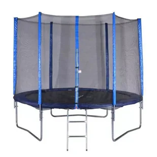 Spartan zestaw trampolinowy z drabinką i siatką ochronną SMART 305 cm - Trampoliny - miniaturka - grafika 1