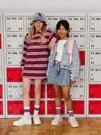 Bluzy dla dziewczynek - Reserved - Denimowa bluza z kapturem - niebieski - miniaturka - grafika 1