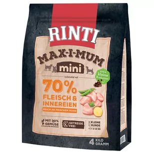 RINTI Max-I-Mum Mini Adult, kurczak - 4 kg - Sucha karma dla psów - miniaturka - grafika 1