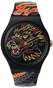 Zegarki męskie - Zegarek Swatch SO29Z137-5300 DRAGON IN WIND PAY! - miniaturka - grafika 1
