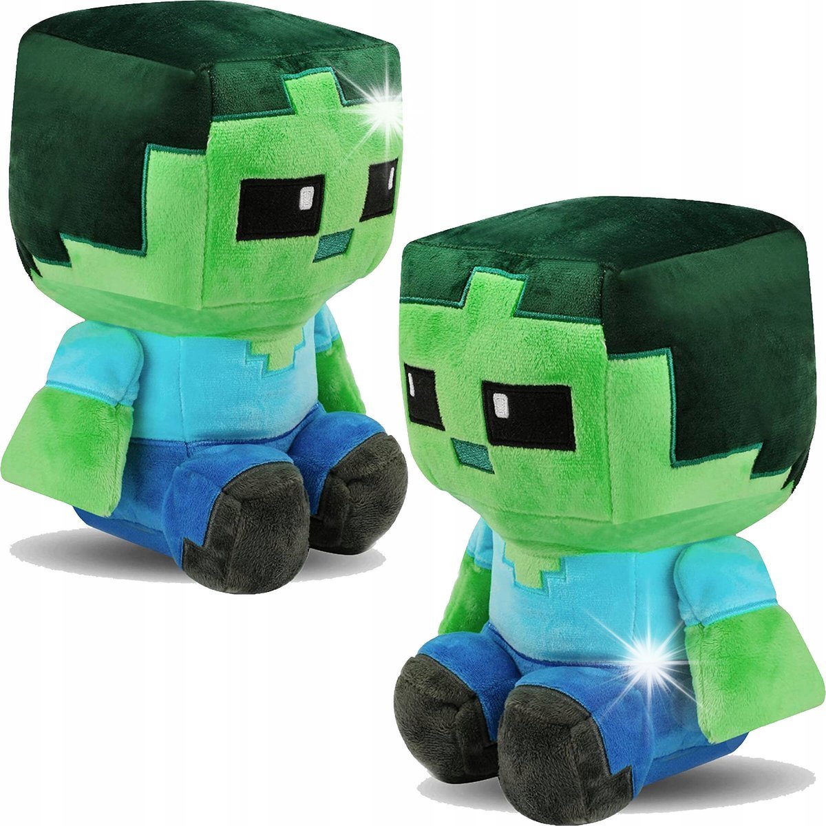 MINECRAFT BABY ZOMBIE PLUSZOWA MASKOTKA Z GRY PLUSZAK DUŻA PRZYTUALNKA