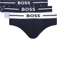 Majtki męskie - BOSS BLACK Slipy 3-pack HipBr 3P Bold Design - miniaturka - grafika 1