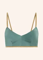 Stroje kąpielowe - Mymarini Góra Od Bikini Bustier Shine, Model Dwustronny Z Ochroną Uv 50+ gruen - miniaturka - grafika 1