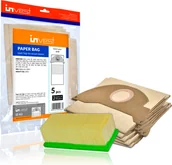 Filtry do odkurzaczy - Invest 5 worków do odkurzacza z filtrem lamelowym kompatybilnych z Kärcher 2501 2601 3001 NT181 SE3001 WD2500M Puzzi 90 - miniaturka - grafika 1