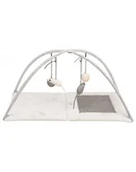 Zabawki dla kotów - Trixie Drapak mata z zabawkami na sznurku szary/jasnoszary 60 × 33 × 42 cm - miniaturka - grafika 1