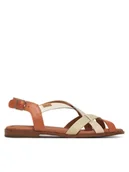 Sandały damskie - Pikolinos Sandały Algar W0X-0556C7 Pomarańczowy - miniaturka - grafika 1