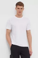 Koszulki męskie - Calvin Klein Performance t-shirt męski kolor biały gładki - miniaturka - grafika 1