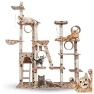 Drapaki dla kotów - Drapak XXL 255cm 9 poziomów - miniaturka - grafika 1