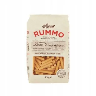 Rummo MACCHERONCELLI RIGATI N7 włoski makaron 500g - Makaron - miniaturka - grafika 1