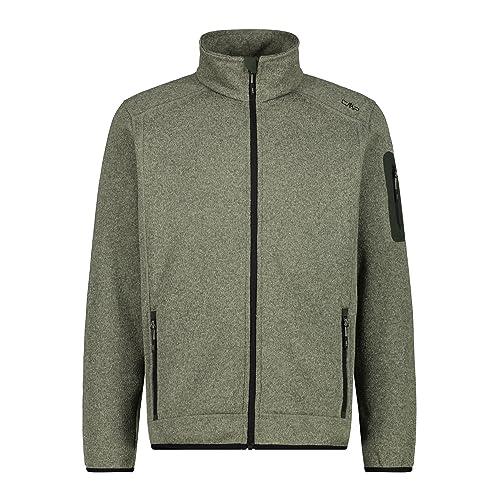 CMP męska kurtka Knit-Tech Knit-Tech, Kaki-Oil Green, 60