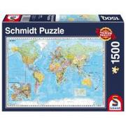 Puzzle - Schmidt Spiele Spiele, puzzle Mapa świata - miniaturka - grafika 1
