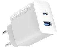 Ładowarki do telefonów - Ładowarka sieciowa 312 20W 1xUSB-A 1xUSB-C biała - miniaturka - grafika 1