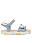 Buty dla dziewczynek - Geox Sandały J Haiti J558ZB 000BC C4Y1Z M Niebieski - miniaturka - grafika 1