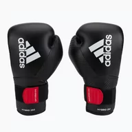 Rękawice bokserskie - Rękawice bokserskie adidas Hybrid 250 Duo Lace czarne ADIH250TG - miniaturka - grafika 1