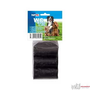WC07 worki na psie odchody 6 rolek CZARN - Woreczki na psie odchody - miniaturka - grafika 1
