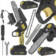 Piły elektryczne - Piła łańcuchowa akumulatorowa w walizce 2x2.0Ah 21V – zestaw XXL 10 - miniaturka - grafika 1