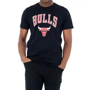 Koszulki sportowe męskie - Koszulka do koszykówki z krótkim rękawem męsko-damska New Era NBA Chicago Bulls - grafika 1