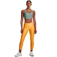 Legginsy - Under Armour Damskie legginsy oddychające, super lekkie legginsy sportowe z kompresyjnym dopasowaniem UA HeatGear, (782) Rise/Sunset Boulevard, L-D?ugie - miniaturka - grafika 1