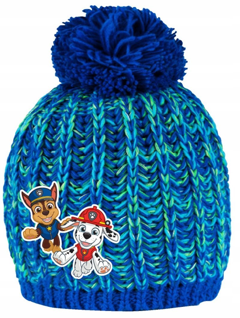 Czapka Zimowa Psi Patrol Chase Marshall Z Pomponem
