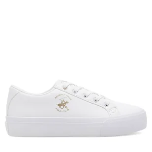 Sneakersy Beverly Hills Polo Club BHPC040W Biały - Sneakersy damskie - miniaturka - grafika 1