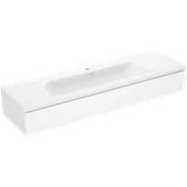 Szafki łazienkowe - Mexen Orio szafka łazienkowa 160 cm z umywalką Vela, 1 szuflada, biała mat - 91A10-16023-1-BF01-W23M01 - miniaturka - grafika 1