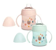 Butelki dla niemowląt - Butelka do karmienia Suavinex Baby Bottle With Handles 150ml - miniaturka - grafika 1