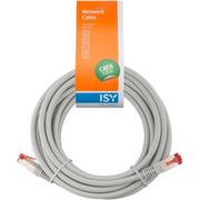 Kable miedziane - ISY Kabel sieciowy ISY IPC-6050-1 S/FTP Cat6 5.0m Szary - miniaturka - grafika 1