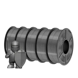 filament PETG do drukarek 3D, 1,1 kg na rolkę, średnica 1,75 mm, PETG szary, 5 rolek - Filamenty i akcesoria do drukarek 3D - miniaturka - grafika 1