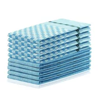 Ściereczki, gąbki, czyściki - Zestaw 10 niebieskich ścierek bawełnianych DecoKing Louie, 50x70 cm - miniaturka - grafika 1