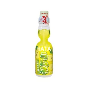 Japońska Kultowa Lemoniada Ramune o Smaku Yuzu [Opakowanie typu Codd] "Japanese Lemonade Ramune Yuzu" 200ml Hatakosen - Napoje gazowane - miniaturka - grafika 1